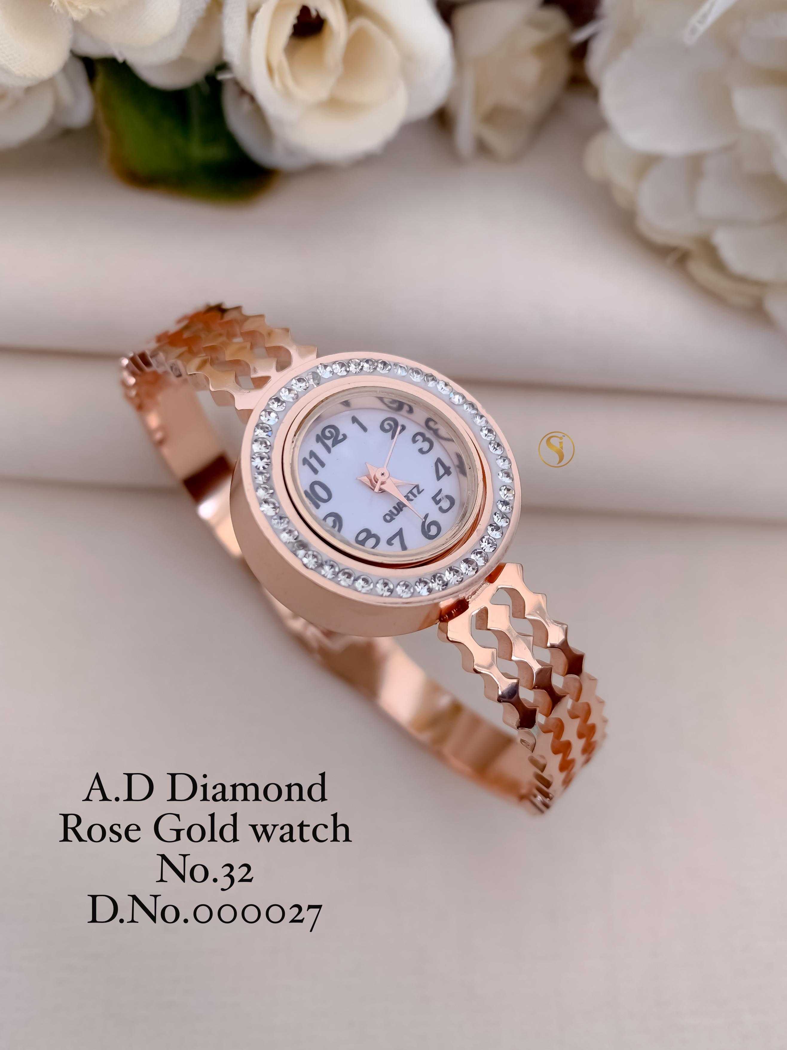 Ynf AD Diamond KESH476 Womens Jewellery Wholesale Traditional Watches Fancy Designer Watches Fashion Wrist Watches Manufacturer - Jewellery Export