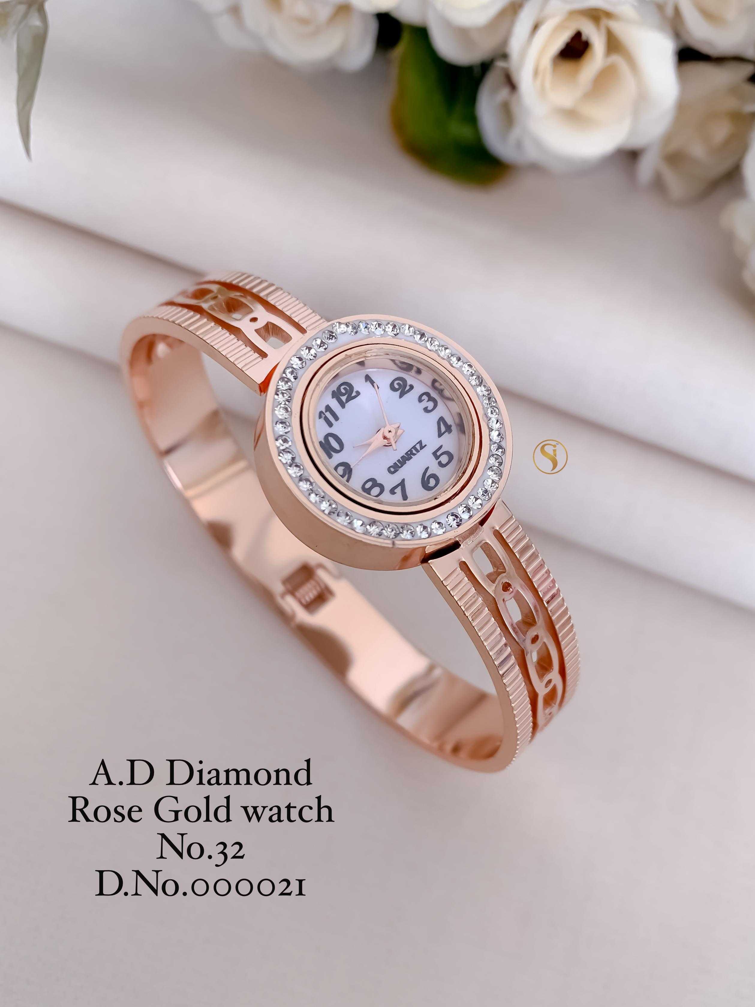 Ynf AD Diamond KESH476 Womens Jewellery Wholesale Traditional Watches Fancy Designer Watches Fashion Wrist Watches Manufacturer - Jewellery Export