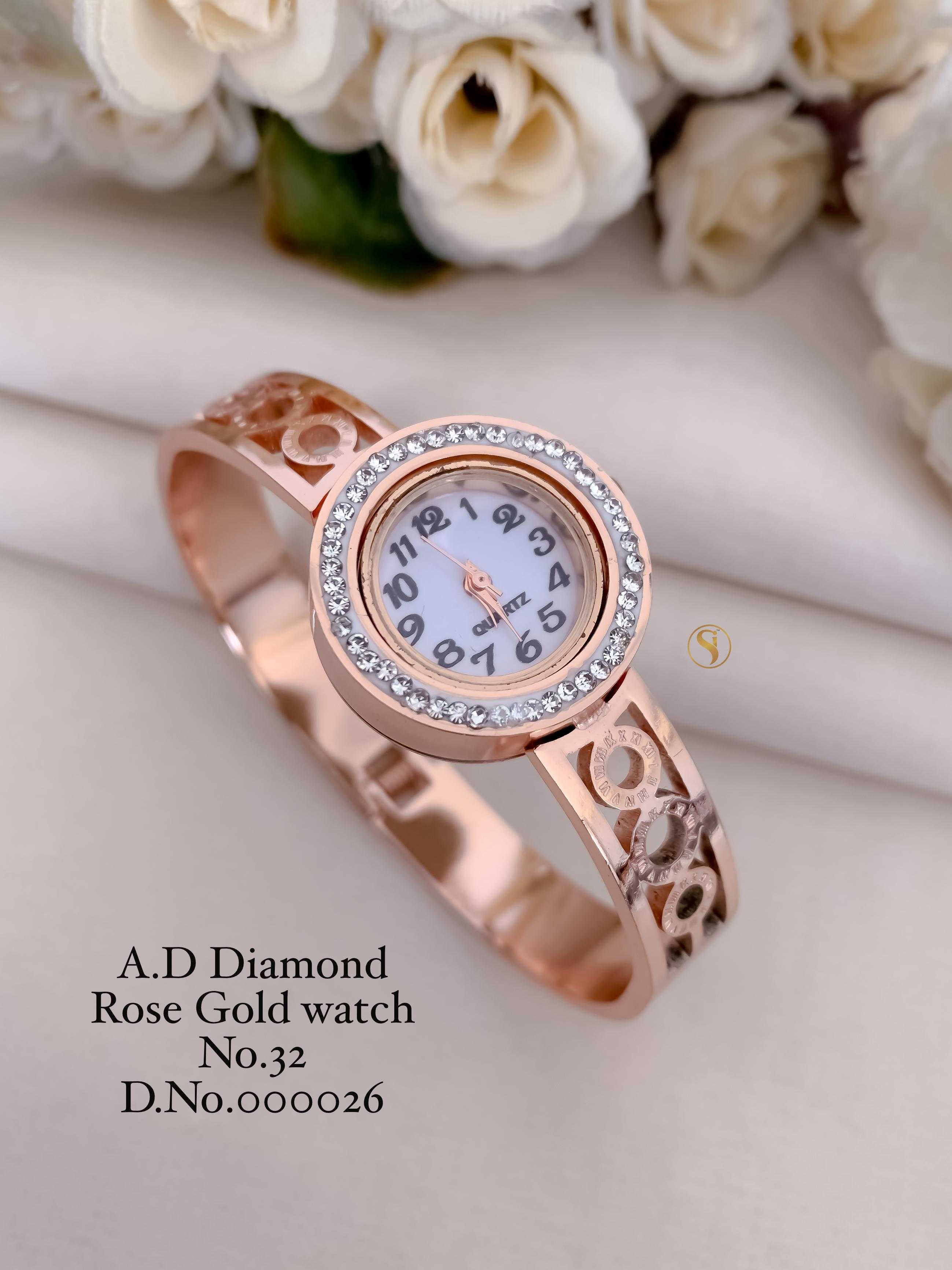Ynf AD Diamond KESH476 Womens Jewellery Wholesale Traditional Watches Fancy Designer Watches Fashion Wrist Watches Manufacturer - Jewellery Export