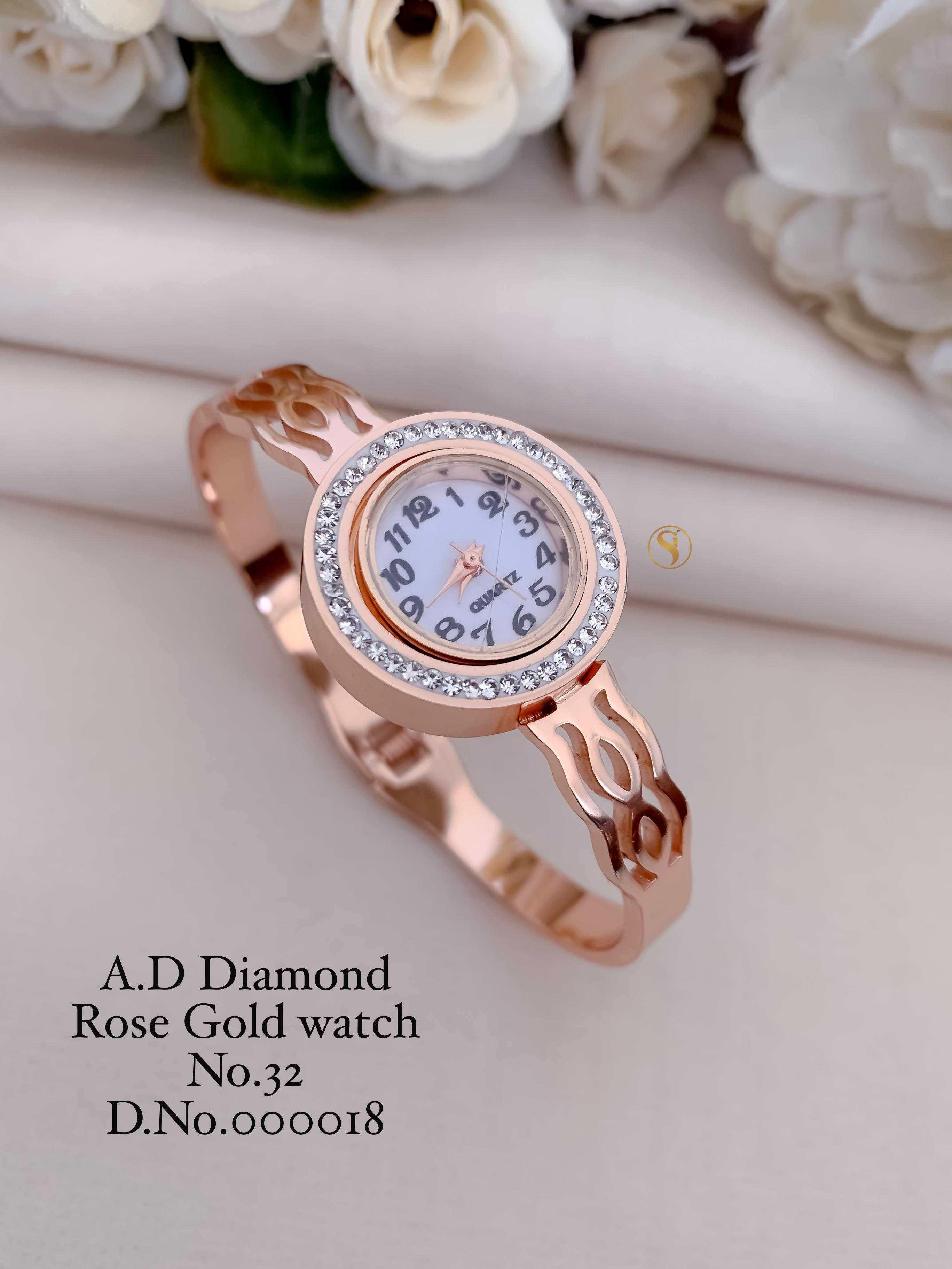 Ynf AD Diamond KESH476 Womens Jewellery Wholesale Traditional Watches Fancy Designer Watches Fashion Wrist Watches Manufacturer - Jewellery Export