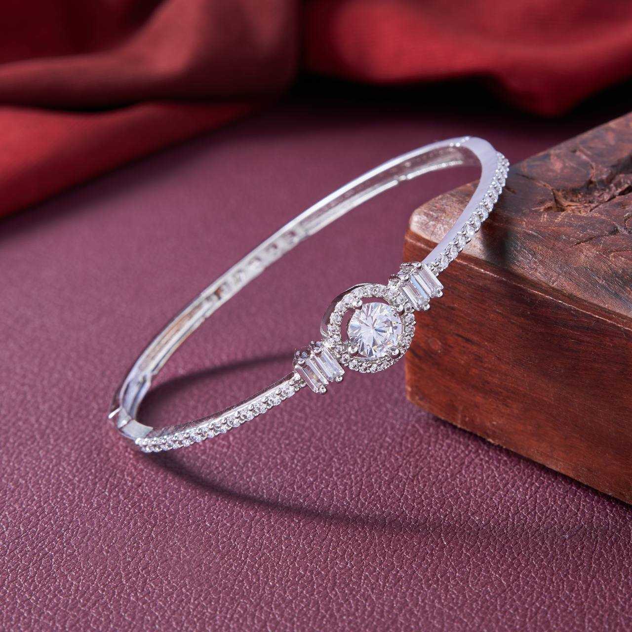 Ynf AD Diamond Womens Jewellery Wholesale AD Diamond Bracelet Diamond Bracelets Fashion Bracelets Manufacturer - Jewellery Export