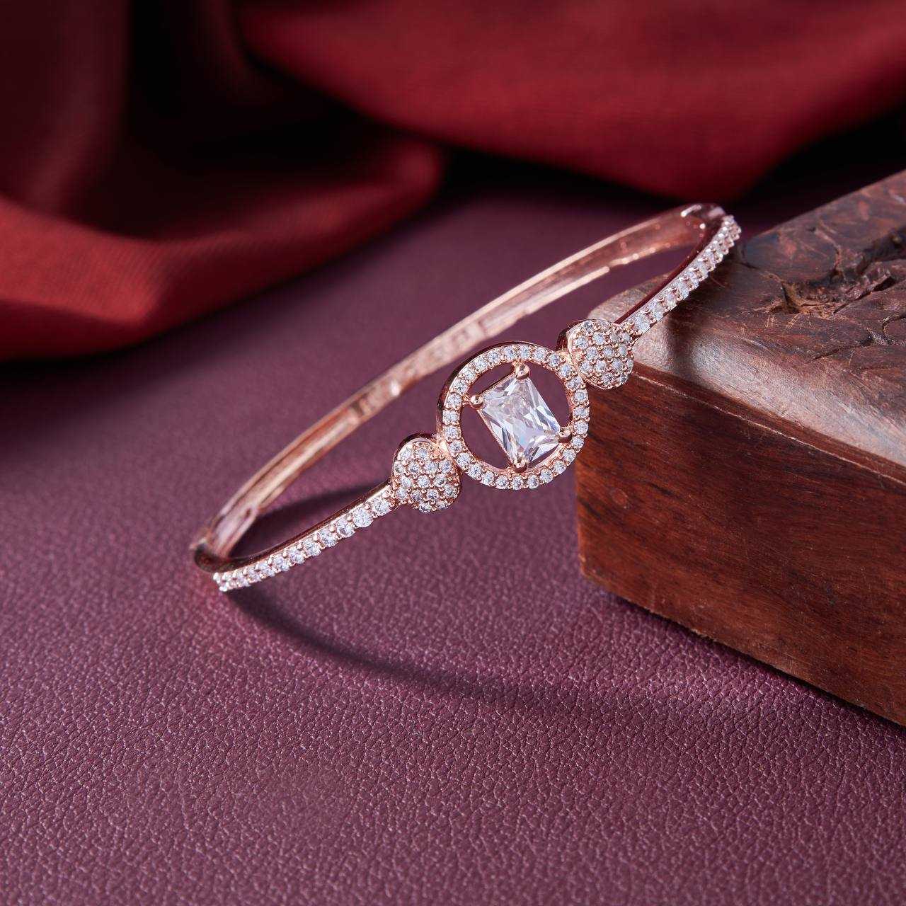 Ynf AD Diamond Womens Jewellery Wholesale AD Diamond Bracelet Diamond Bracelets Fashion Bracelets Manufacturer - Jewellery Export