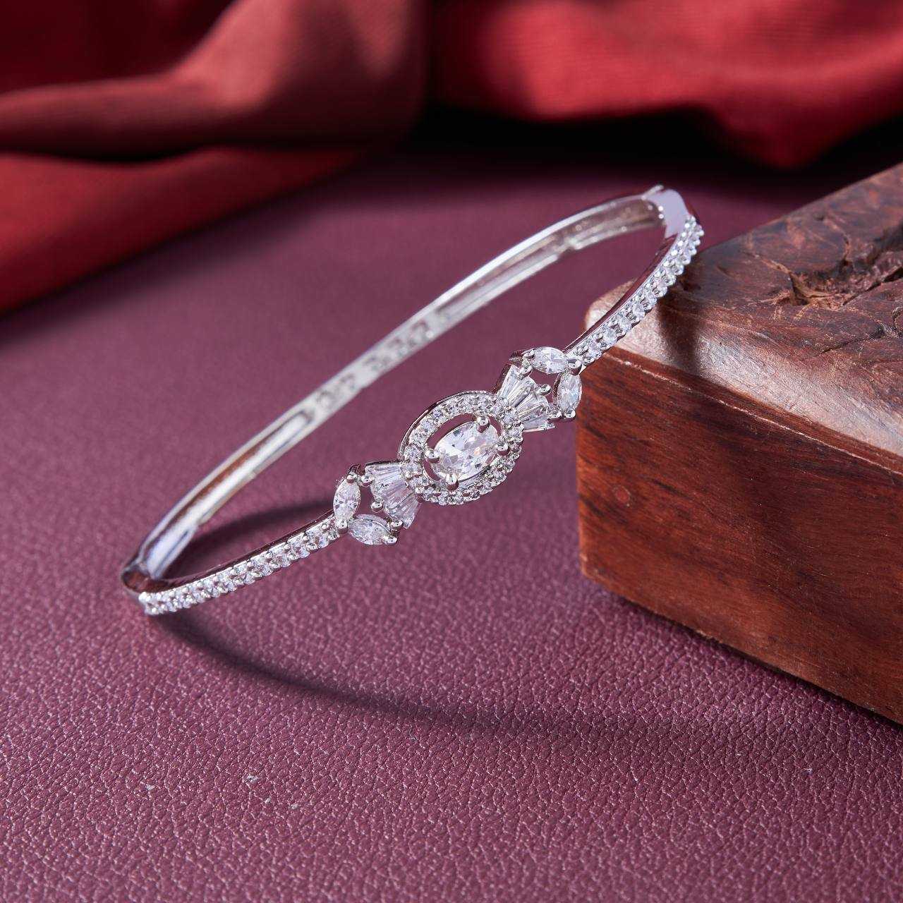 Ynf AD Diamond Womens Jewellery Wholesale AD Diamond Bracelet Diamond Bracelets Fashion Bracelets Manufacturer - Jewellery Export