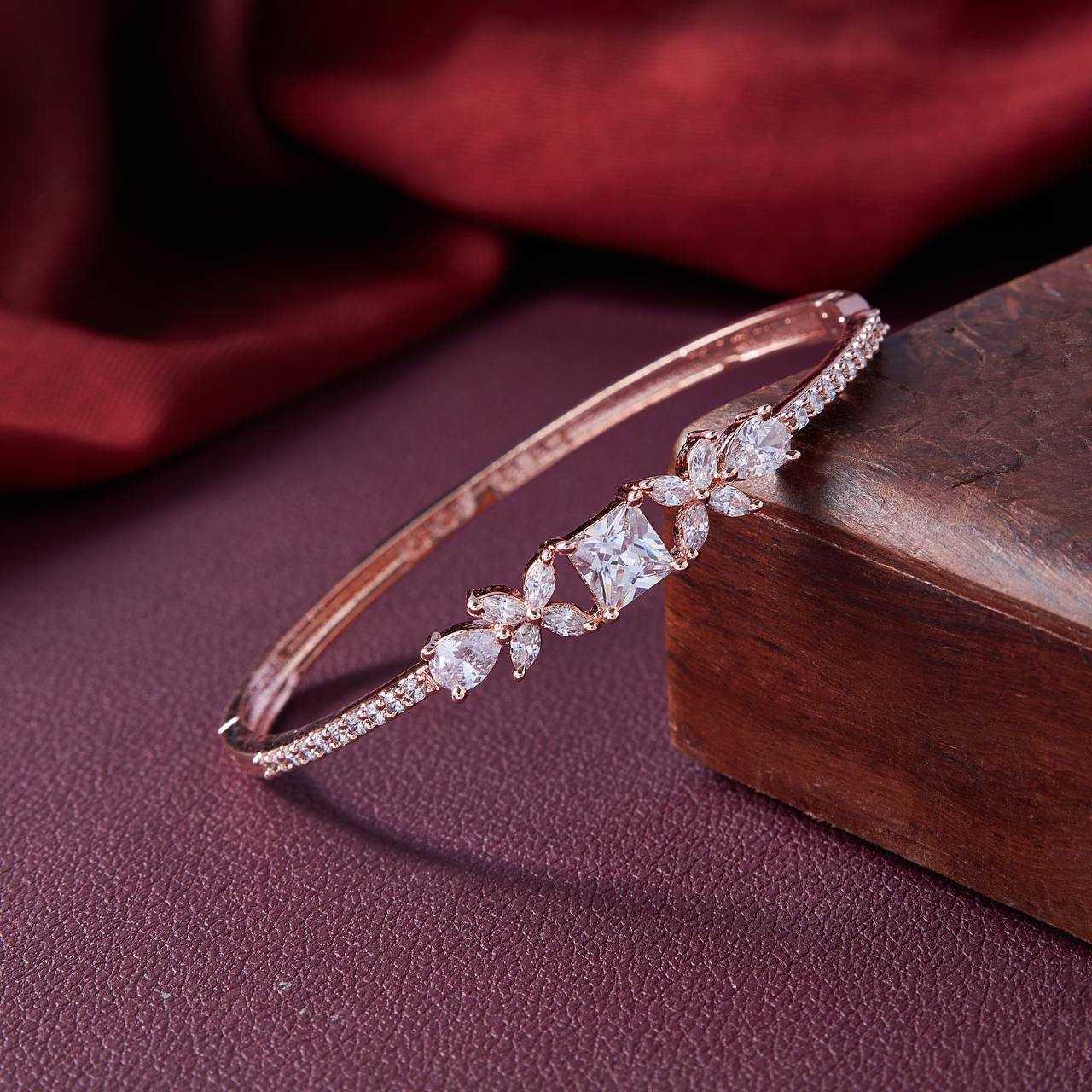 Ynf AD Diamond Womens Jewellery Wholesale AD Diamond Bracelet Diamond Bracelets Fashion Bracelets Manufacturer - Jewellery Export