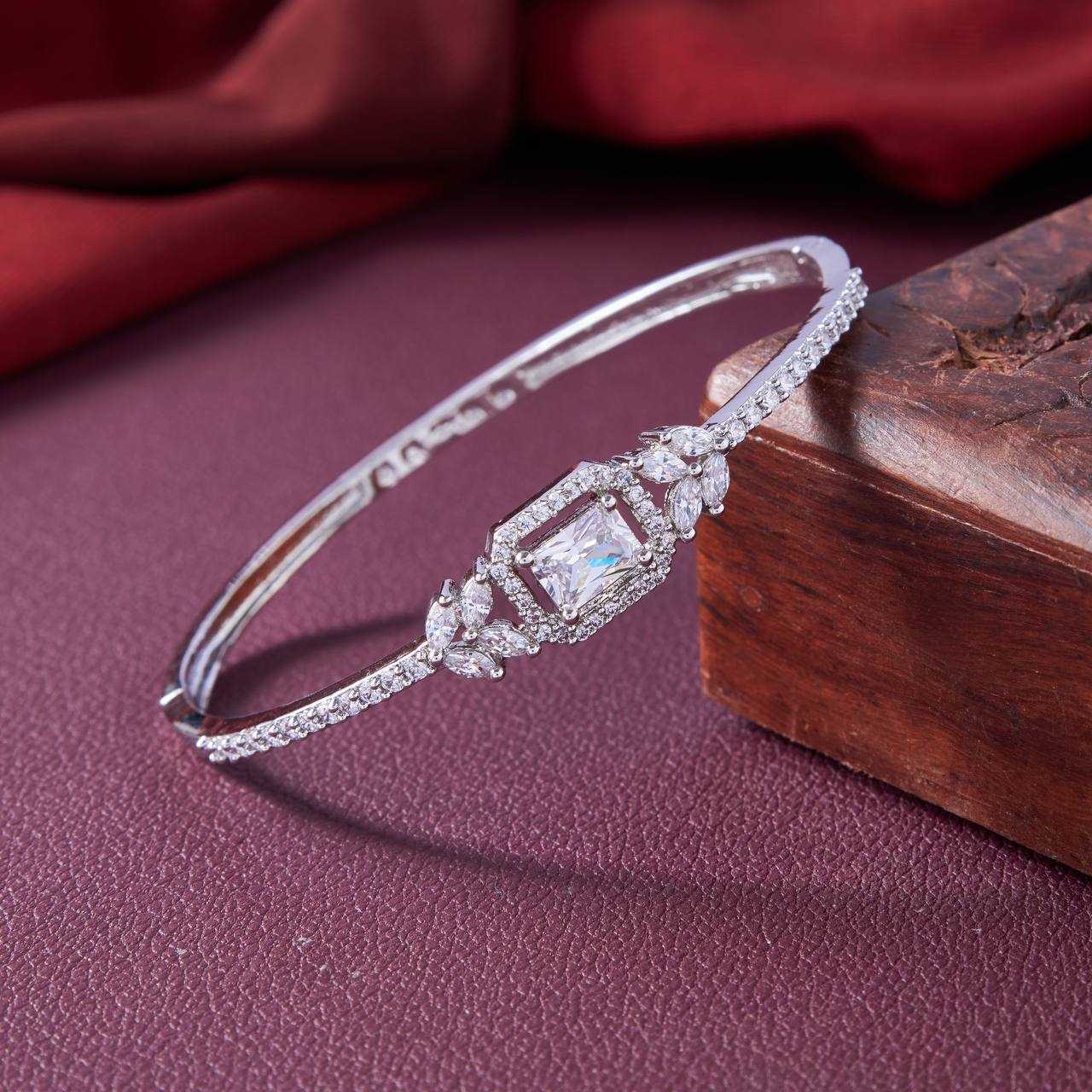 Ynf AD Diamond Womens Jewellery Wholesale AD Diamond Bracelet Diamond Bracelets Fashion Bracelets Manufacturer - Jewellery Export