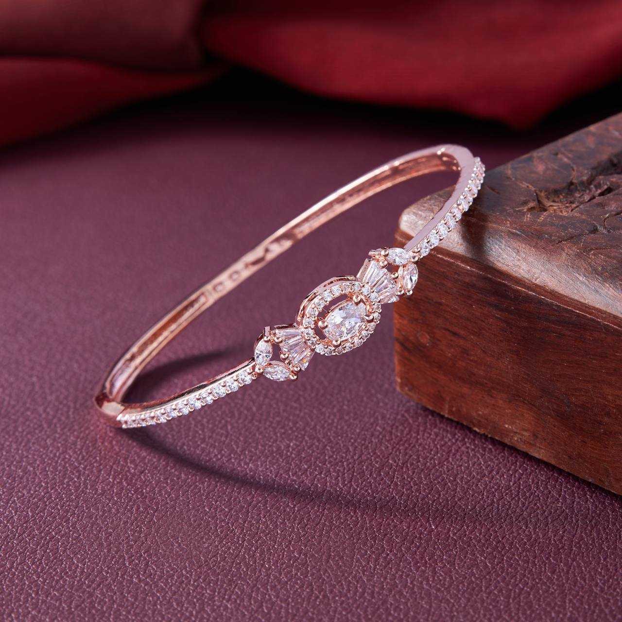 Ynf AD Diamond Womens Jewellery Wholesale AD Diamond Bracelet Diamond Bracelets Fashion Bracelets Manufacturer - Jewellery Export