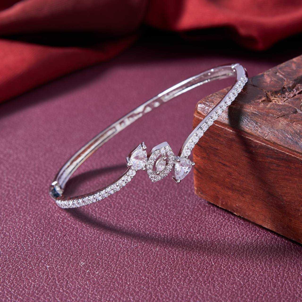 Ynf AD Diamond Womens Jewellery Wholesale AD Diamond Bracelet Diamond Bracelets Fashion Bracelets Manufacturer - Jewellery Export