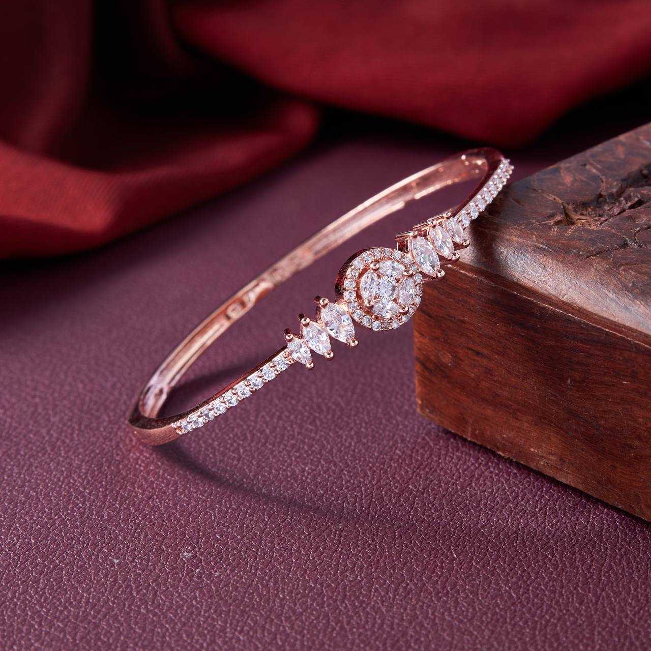 Ynf AD Diamond Womens Jewellery Wholesale AD Diamond Bracelet Diamond Bracelets Fashion Bracelets Manufacturer - Jewellery Export