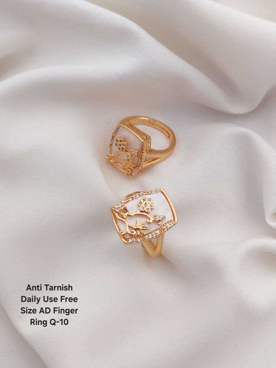 Ynf Brass KESH193 Womens Jewellery Wholesale Diamond Rings AD Diamond Rings Finger Rings Manufacturer - Jewellery Export