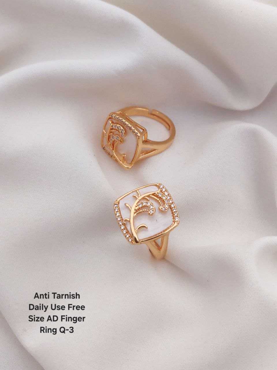 Ynf Brass KESH193 Womens Jewellery Wholesale Diamond Rings AD Diamond Rings Finger Rings Manufacturer - Jewellery Export