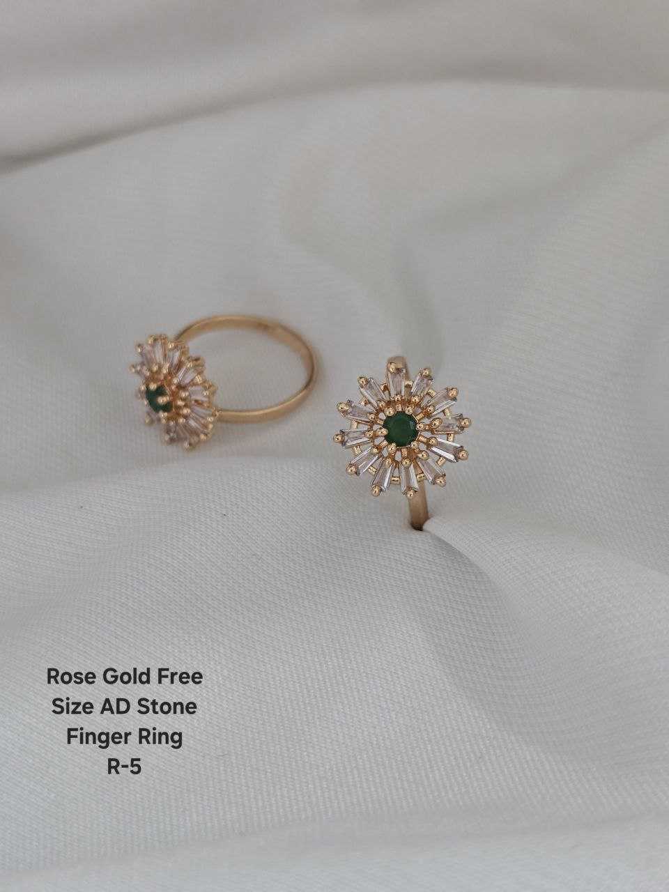 Ynf Brass KESH193 Womens Jewellery Wholesale Diamond Rings Fancy Earrings AD Diamond Rings Manufacturer - Jewellery Export