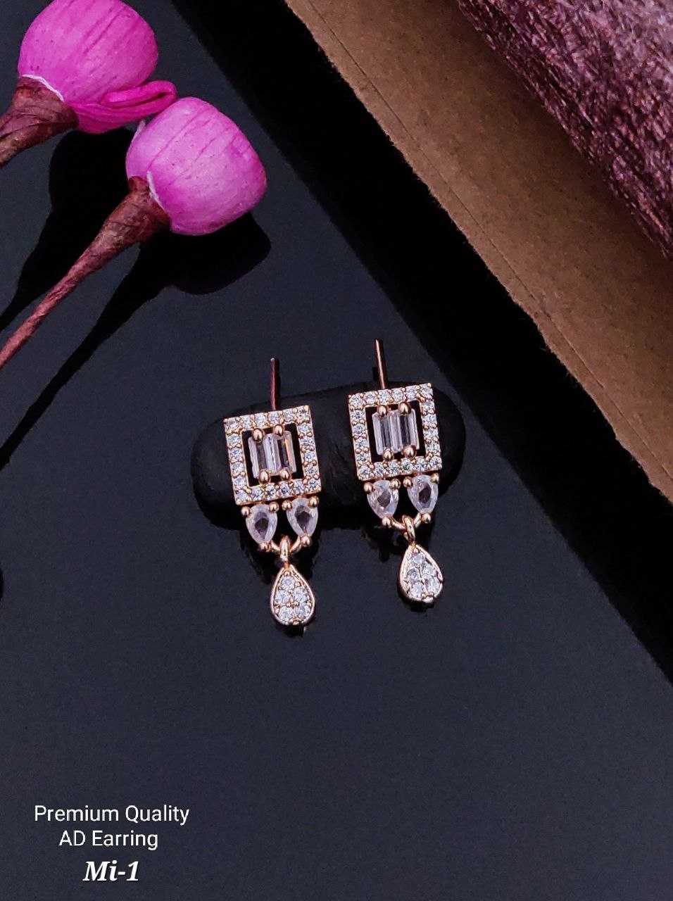 Ynf Brass KESH193 Womens Jewellery Wholesale Fancy Earrings AD Diamond Earring Earrings With Stones Manufacturer - Jewellery Export