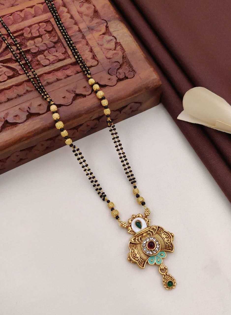 Ynf Fancy Womens Jewellery Wholesale Mangalsutras Gold Chains Matte Finish Jewelry Manufacturer - Jewellery Export