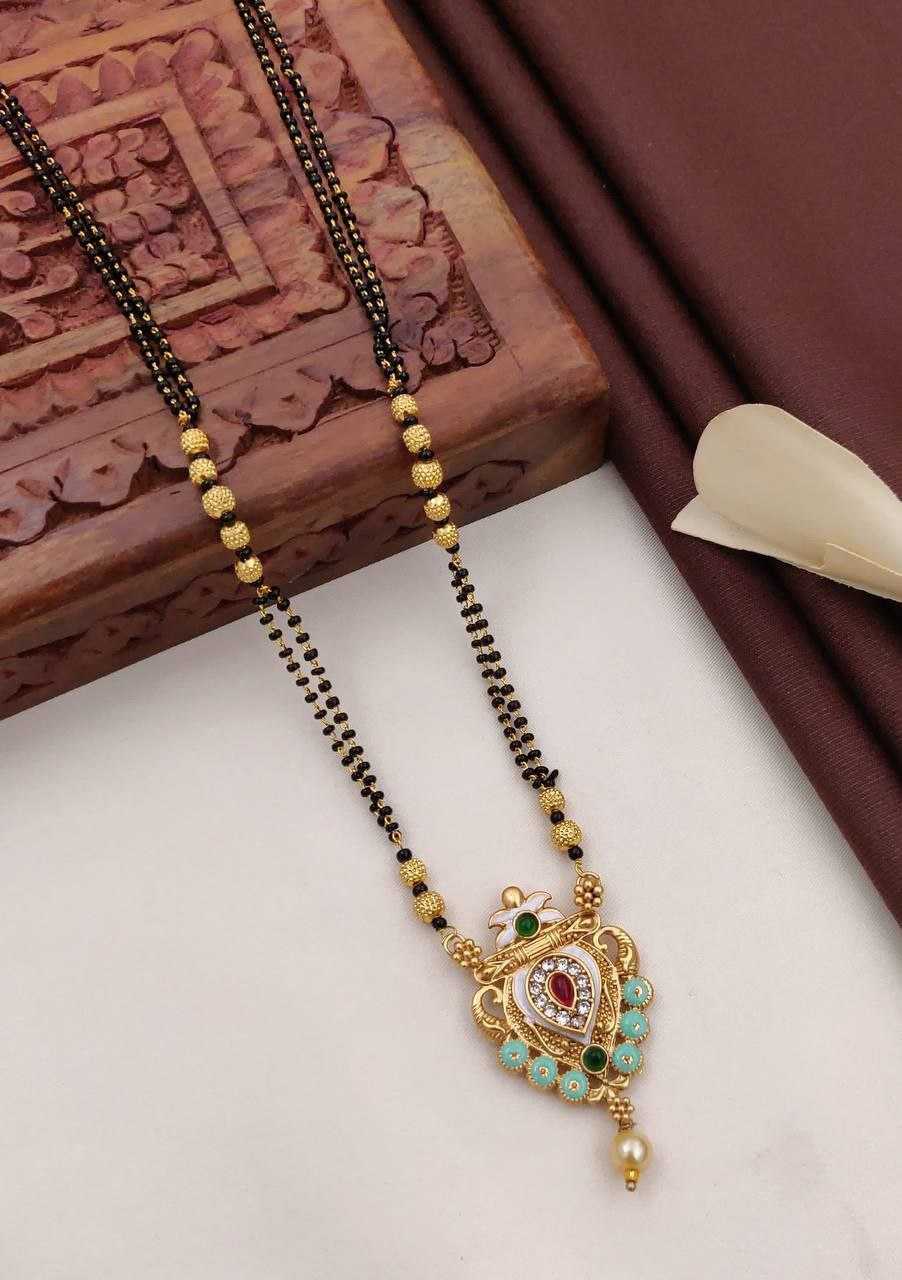 Ynf Fancy Womens Jewellery Wholesale Mangalsutras Gold Chains Matte Finish Jewelry Manufacturer - Jewellery Export