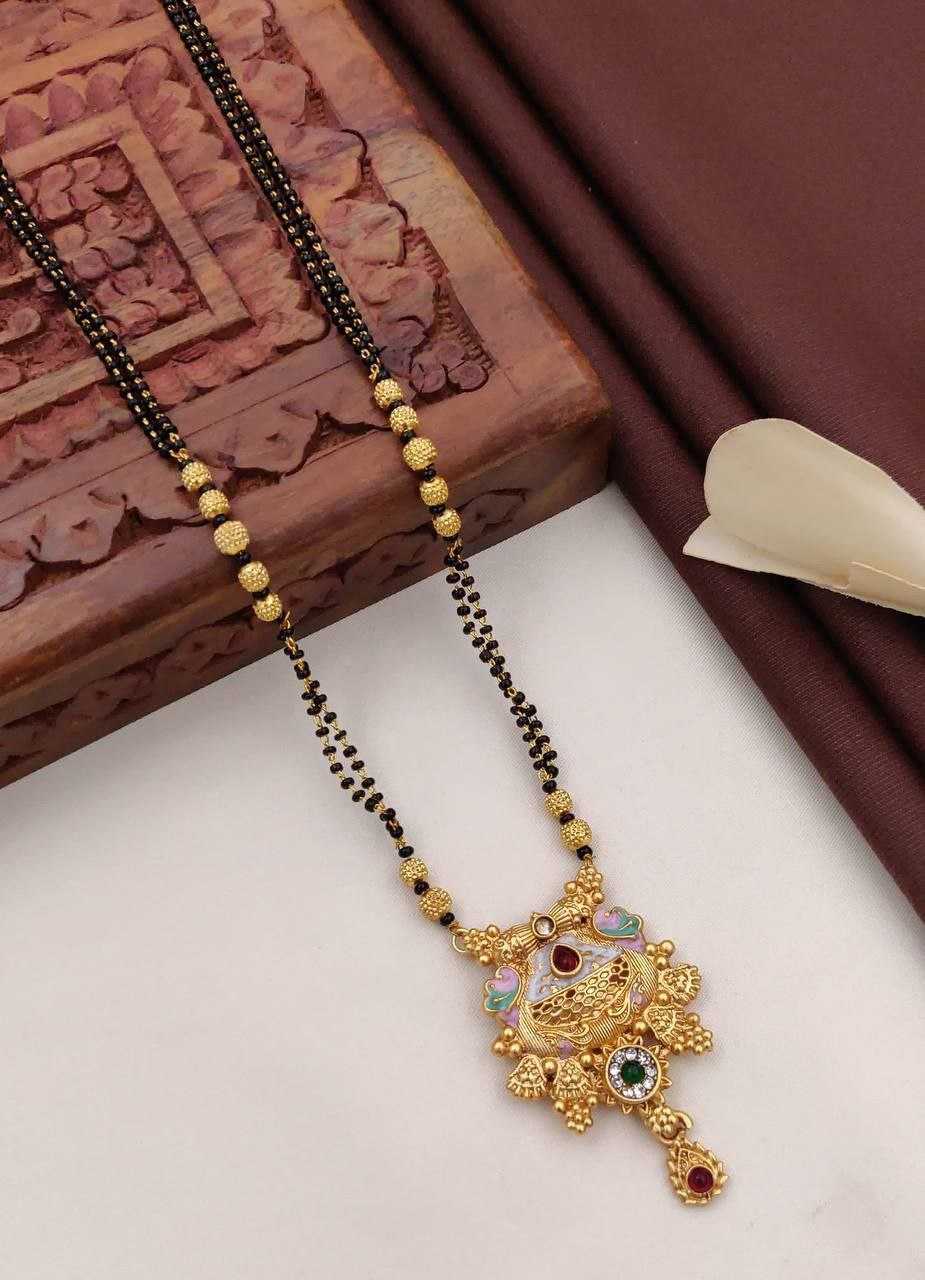 Ynf Fancy Womens Jewellery Wholesale Mangalsutras Gold Chains Matte Finish Jewelry Manufacturer - Jewellery Export