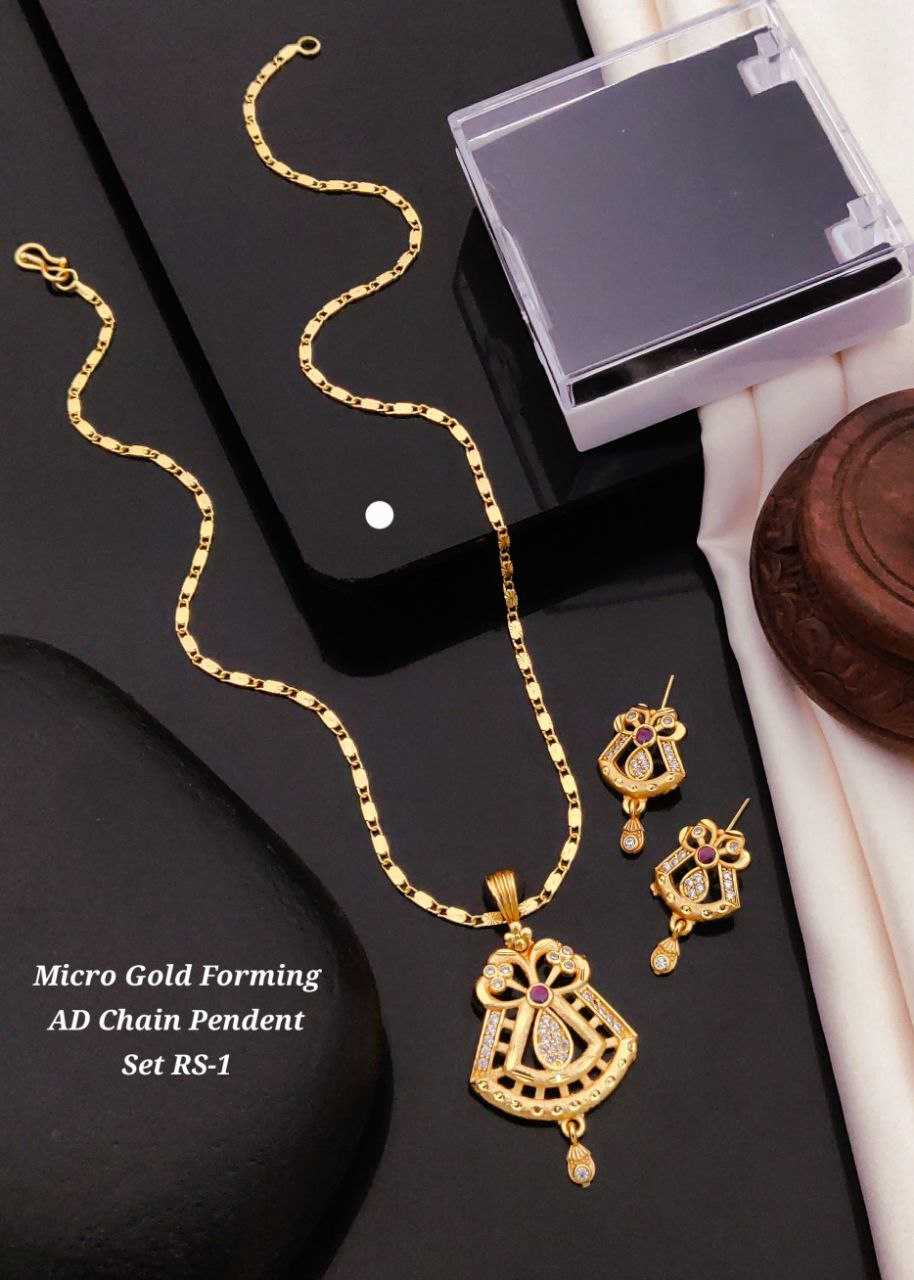 Ynf Brass KESH193 Womens Jewellery Wholesale Chain Pendant Set Manufacturer - Jewellery Export