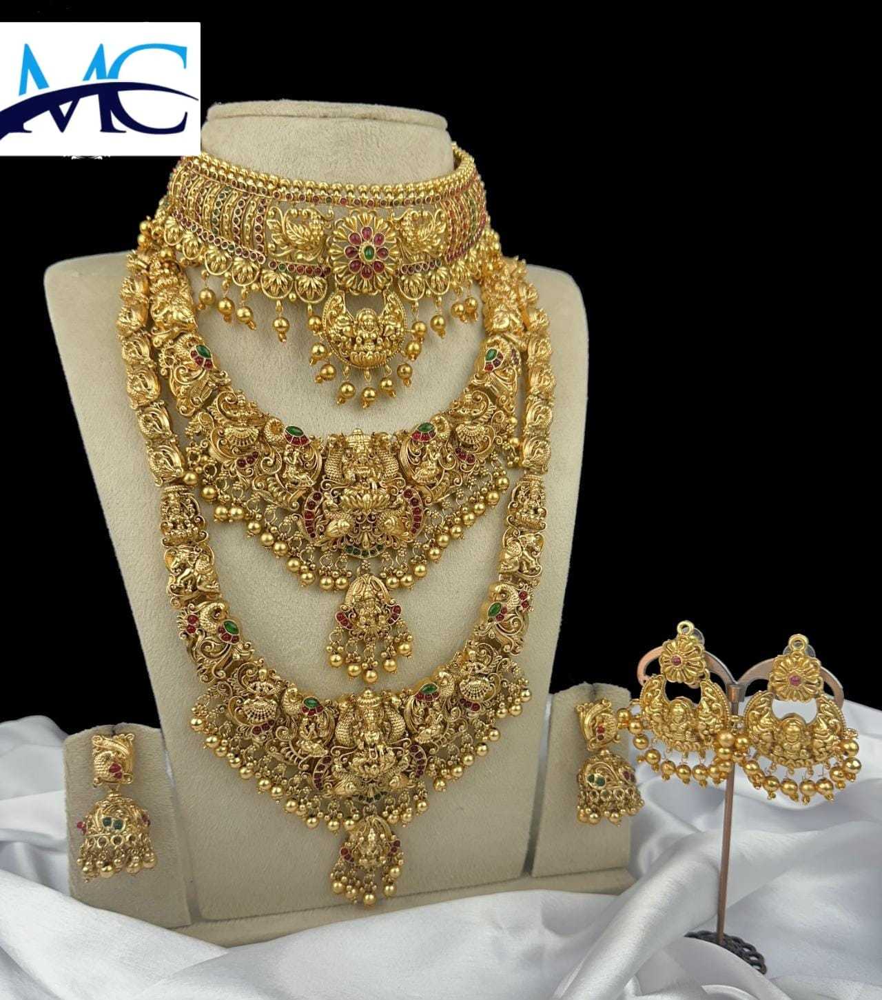 Ynf Brass KESH494 12 Womens Jewellery Wholesale Long Sets Bridal Jewelry Sets Artificial Bridal Jewelry Manufacturer - Jewellery Export
