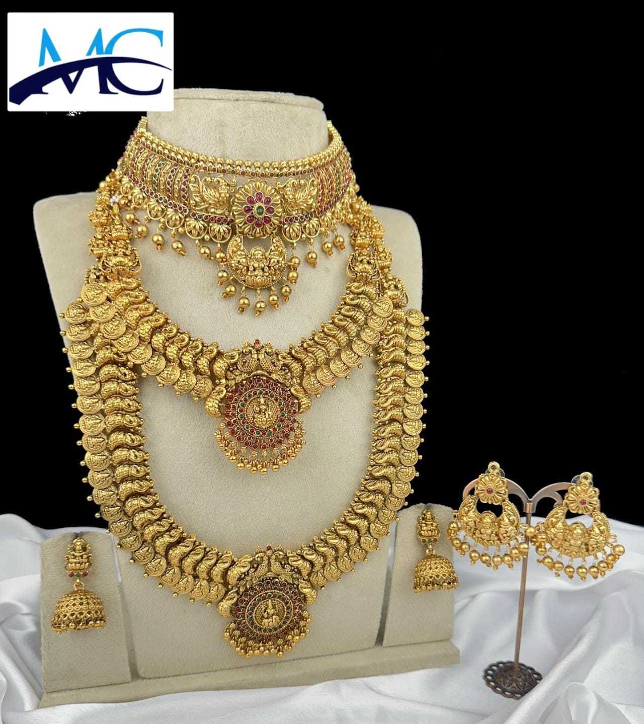 Ynf Brass KESH494 12 Womens Jewellery Wholesale Long Sets Bridal Jewelry Sets Artificial Bridal Jewelry Manufacturer - Jewellery Export