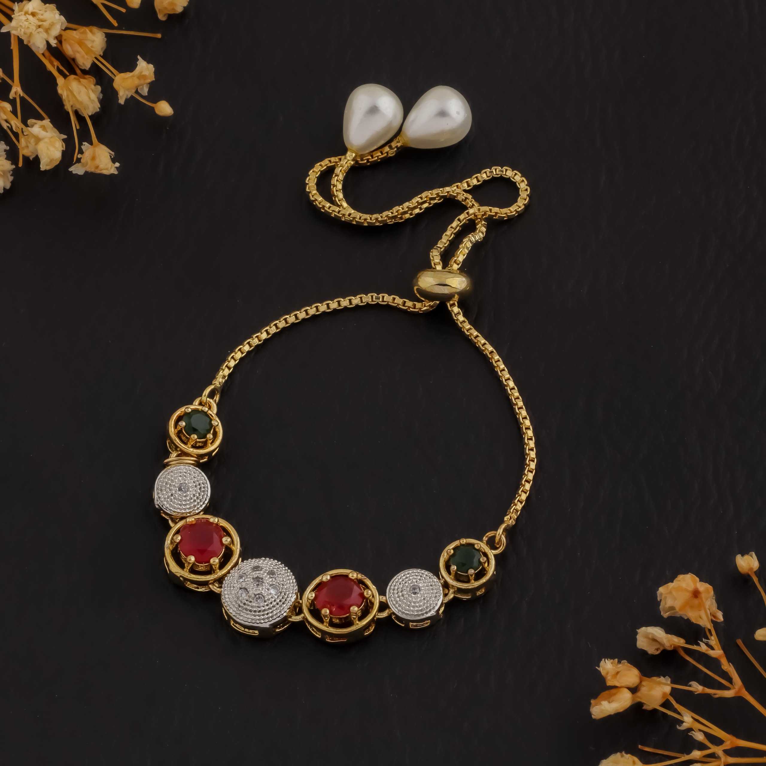 Ynf Brass Womens Jewellery Wholesale AD Diamond Bracelet Manufacturer - Jewellery Export