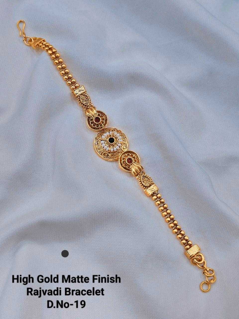 Ynf Fancy KESH193 Womens Jewellery Wholesale Rajwadi Bracelet Fashion Bracelets Gold Plated Jewelry Manufacturer - Jewellery Export