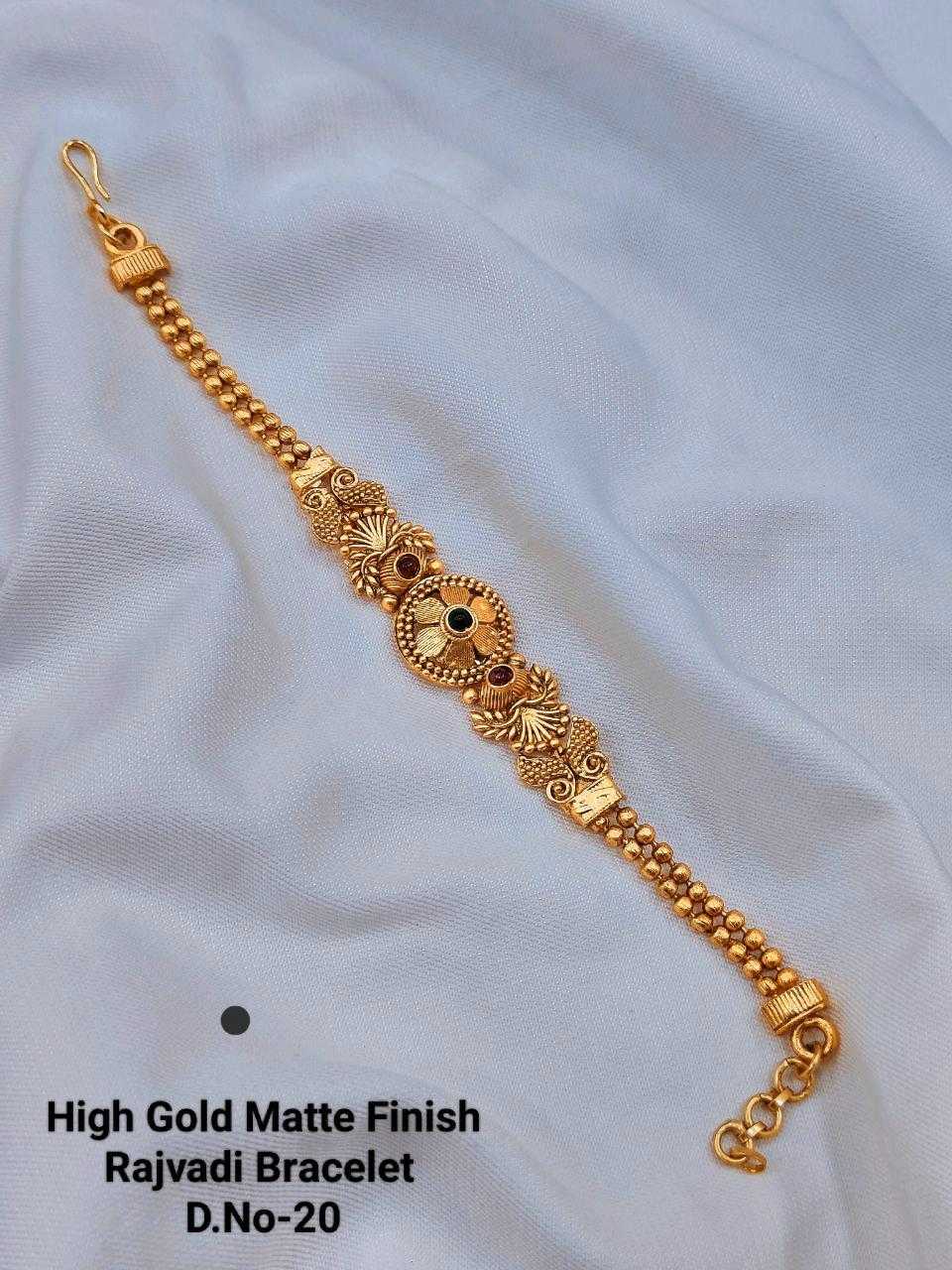 Ynf Fancy KESH193 Womens Jewellery Wholesale Rajwadi Bracelet Fashion Bracelets Gold Plated Jewelry Manufacturer - Jewellery Export