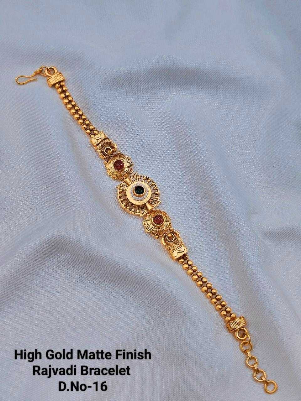 Ynf Fancy KESH193 Womens Jewellery Wholesale Rajwadi Bracelet Fashion Bracelets Gold Plated Jewelry Manufacturer - Jewellery Export