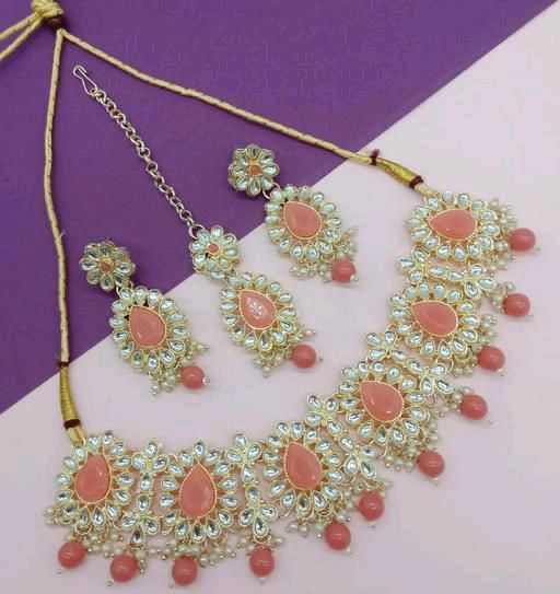 Ynf Brass KESH494 Womens Jewellery Wholesale Necklaces Set Antique Necklaces Set Fashion Necklace Manufacturer - Jewellery Export