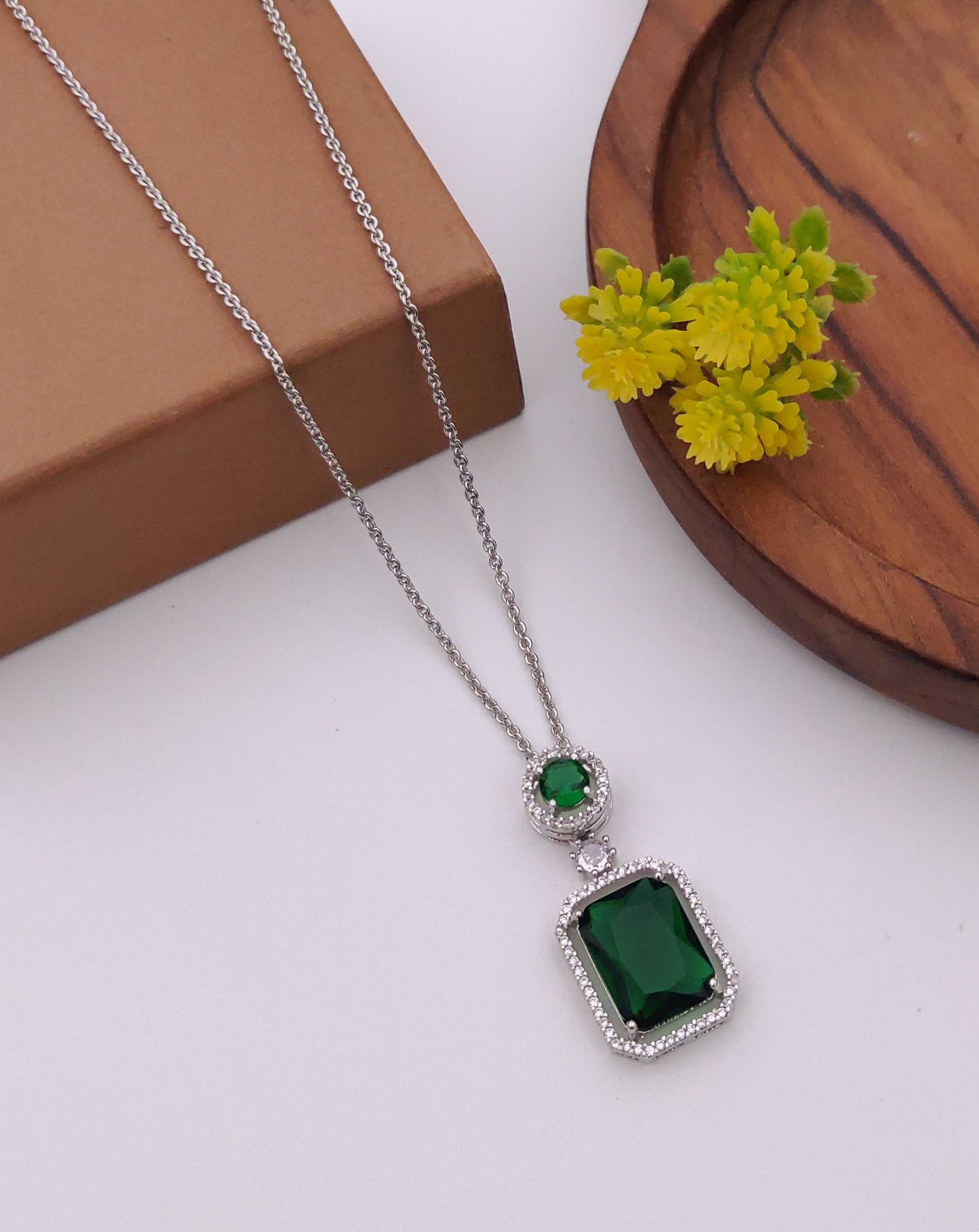 Ynf AD Diamond KESH191 114 Womens Jewellery Festive Collections Wholesale Artificial Pendant Set Fashion Pendant Pendant Manufacturer - Jewellery Export