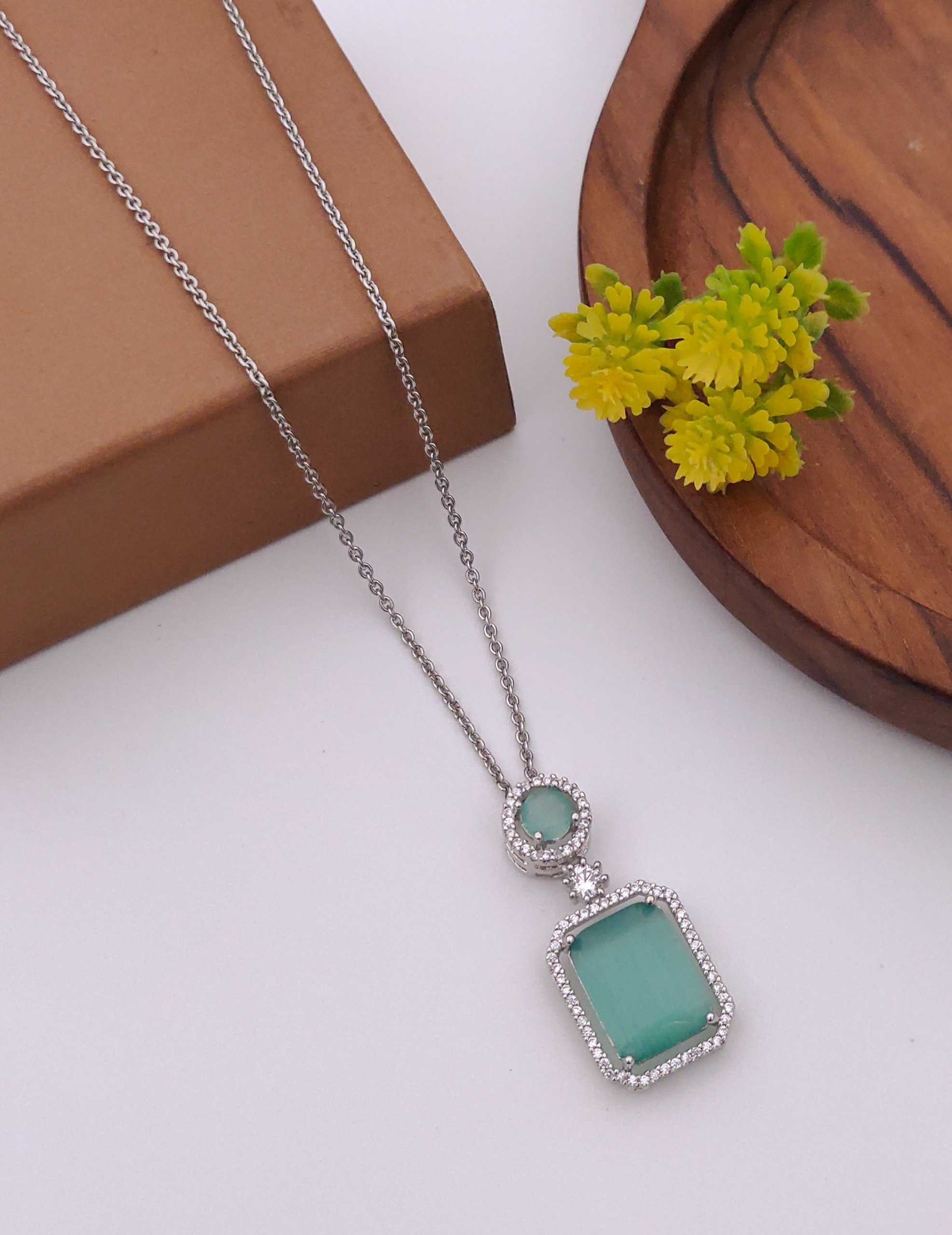 Ynf AD Diamond KESH191 114 Womens Jewellery Festive Collections Wholesale Artificial Pendant Set Fashion Pendant Pendant Manufacturer - Jewellery Export