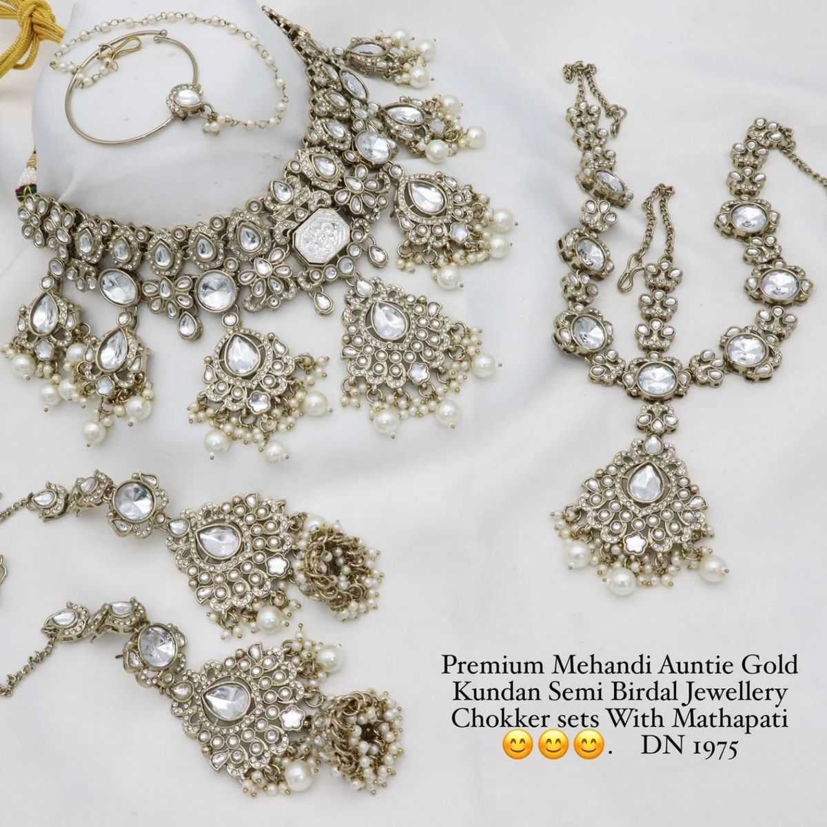 Ynf Brass Womens Jewellery Wholesale Necklaces Set Rajwadi Necklaces Set Artificial Diamond Necklace Manufacturer - Jewellery Export