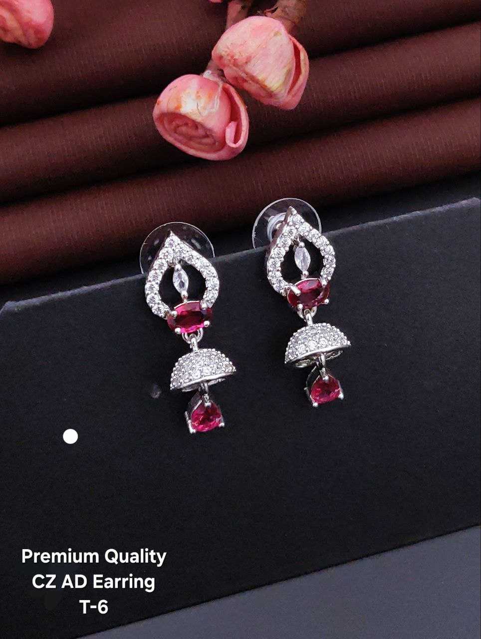 Ynf Brass KESH111 Womens Jewellery Wholesale Fancy Earrings Jarman Silver Earrings Manufacturer - Jewellery Export
