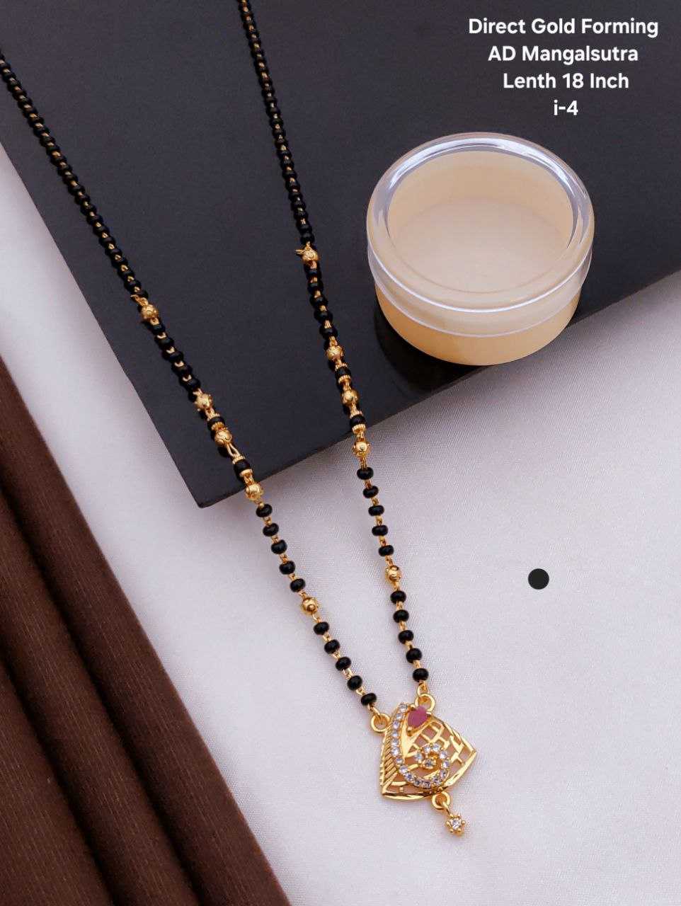 Ynf Brass KESH193 MANGALSUTRA Womens Jewellery Wholesale Mangalsutras Designer Crystal Necklaces Party Wear Jewelry Manufacturer - Jewellery Export