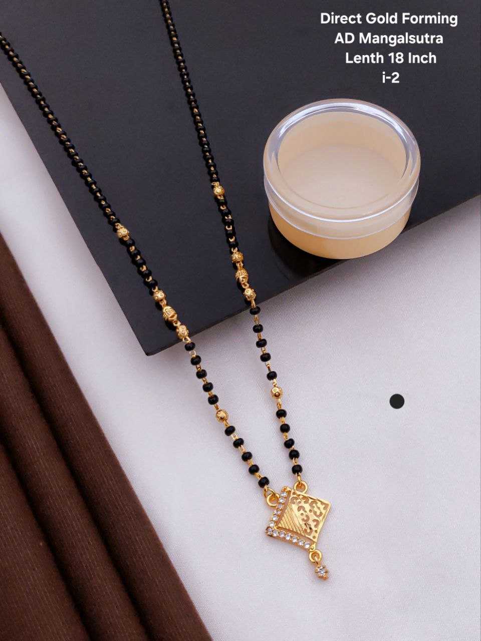 Ynf Brass KESH193 MANGALSUTRA Womens Jewellery Wholesale Mangalsutras Designer Crystal Necklaces Party Wear Jewelry Manufacturer - Jewellery Export