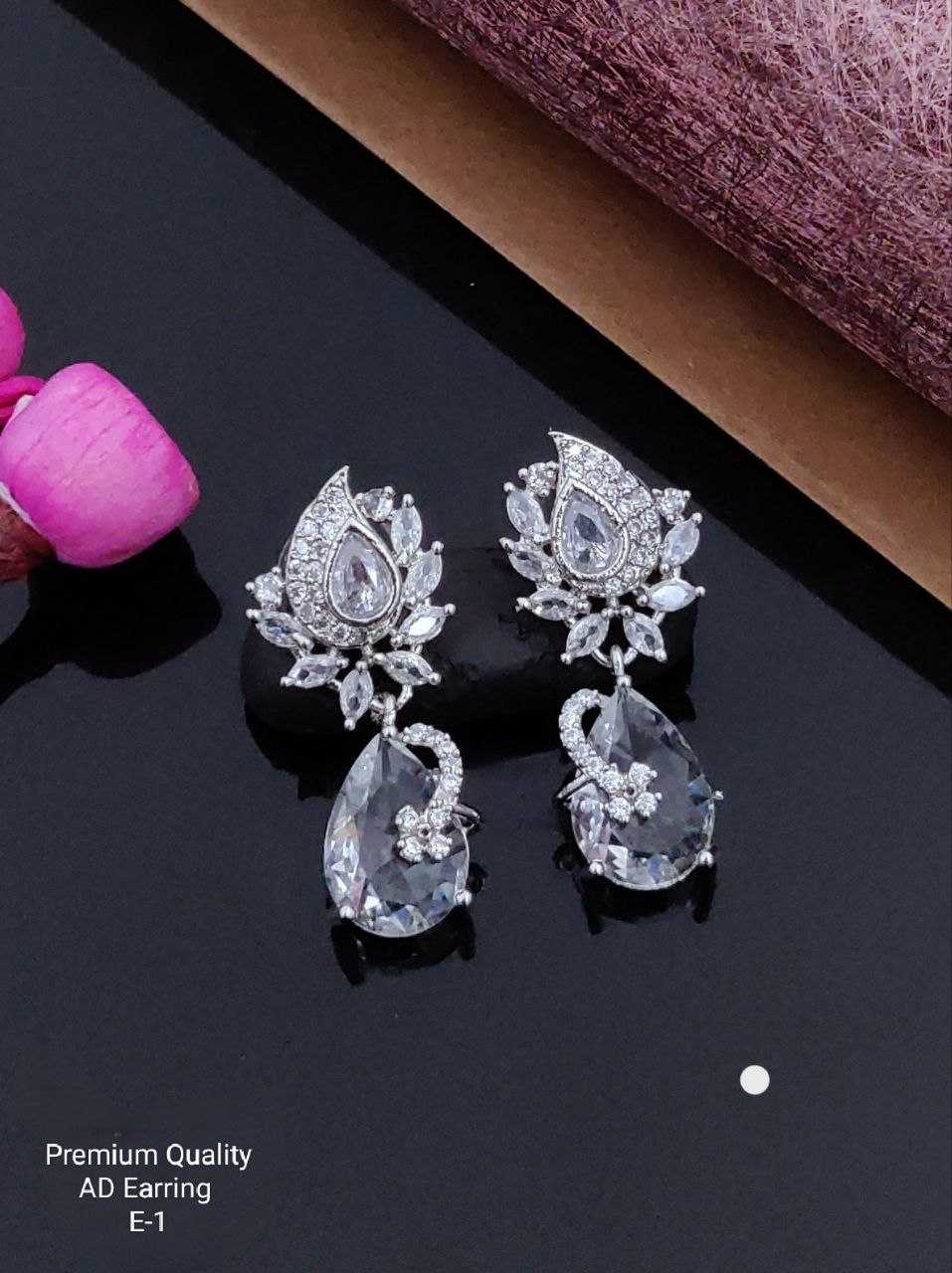 Ynf Fancy KESH193 1 Womens Jewellery Wholesale Fancy Earrings Costume Earring Artificial Diamond Earrings Manufacturer - Jewellery Export