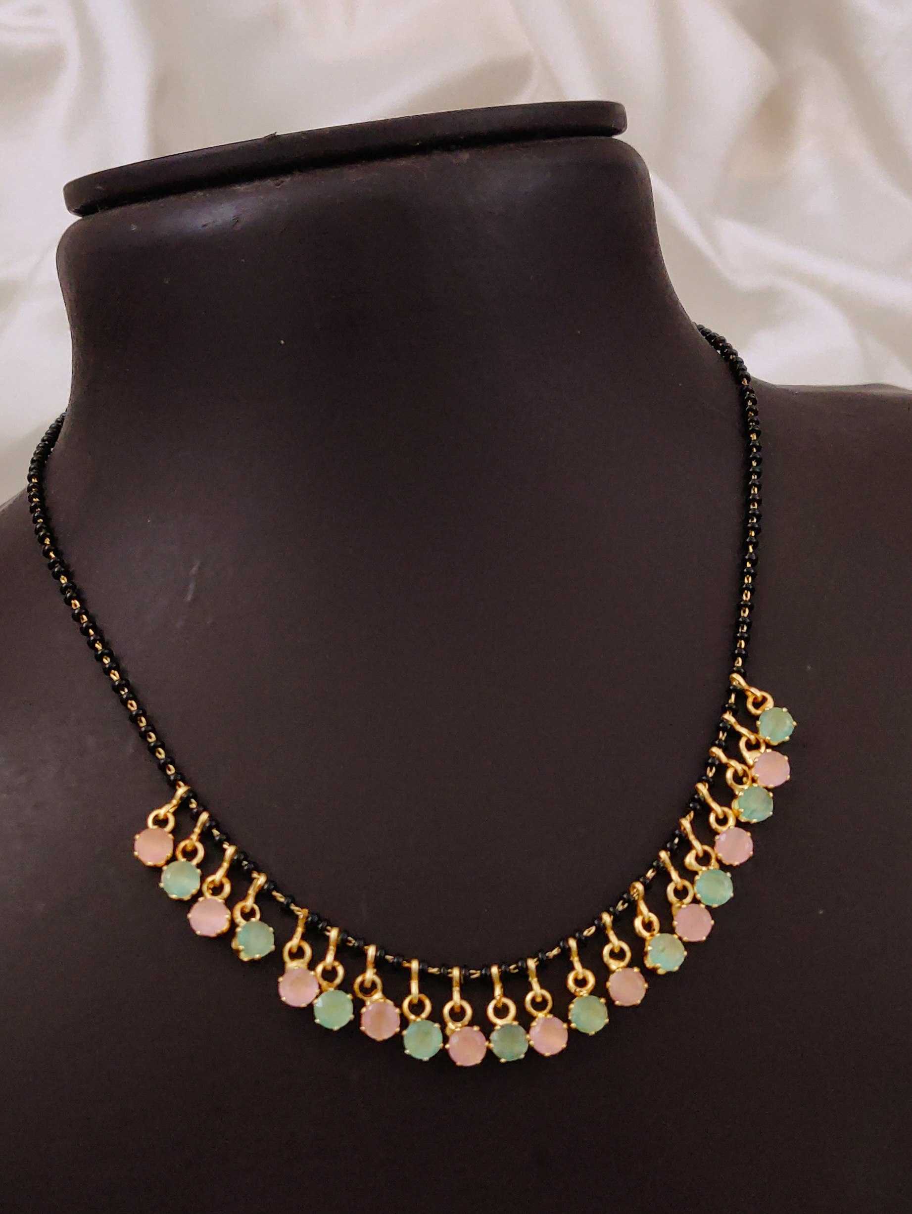 Ynf Alloy KESH191 137 Womens Jewellery Festive Collections Wholesale Designer Crystal Necklaces Fashion Necklace Alloy Necklaces Manufacturer - Jewellery Export