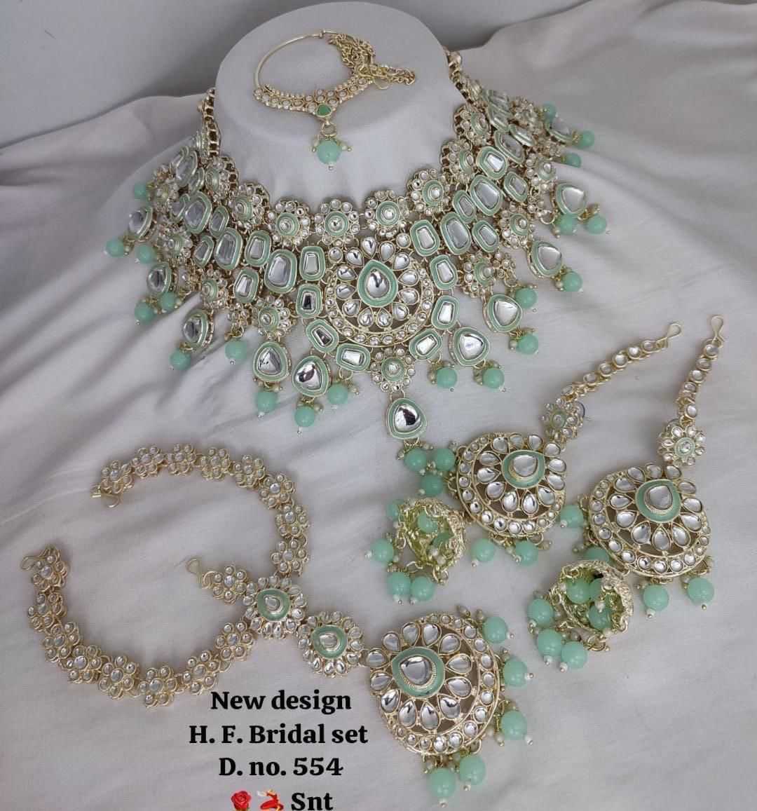 Ynf Fancy KESH494 1 Womens Jewellery Wholesale Necklaces Set Antique Necklaces Set Bridal Jewelry Sets Manufacturer - Jewellery Export