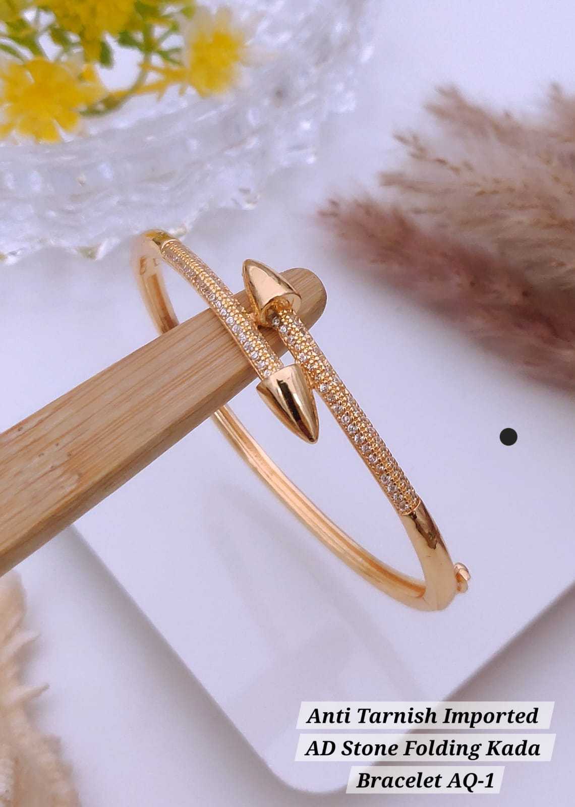 Ynf Alloy KESH193 205 Womens Jewellery Festive Collections Wholesale Brass Gold Bracelets Golden Bracelet Fashion Bracelets Manufacturer - Jewellery Export