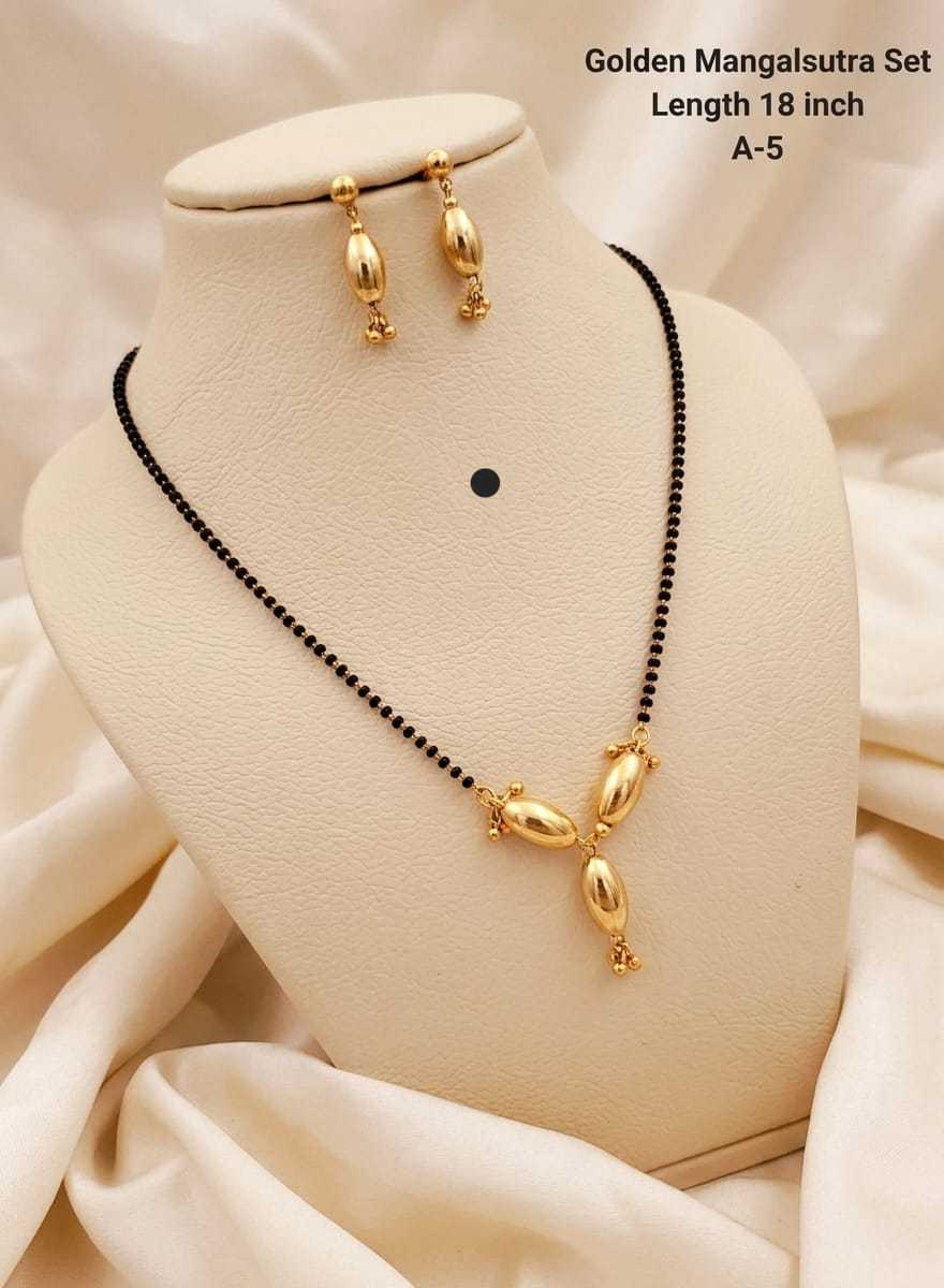 Ynf Alloy KESH193 213 Womens Jewellery Wholesale Mangalsutras Golden Necklace Set Party Wear Jewelry Manufacturer - Jewellery Export
