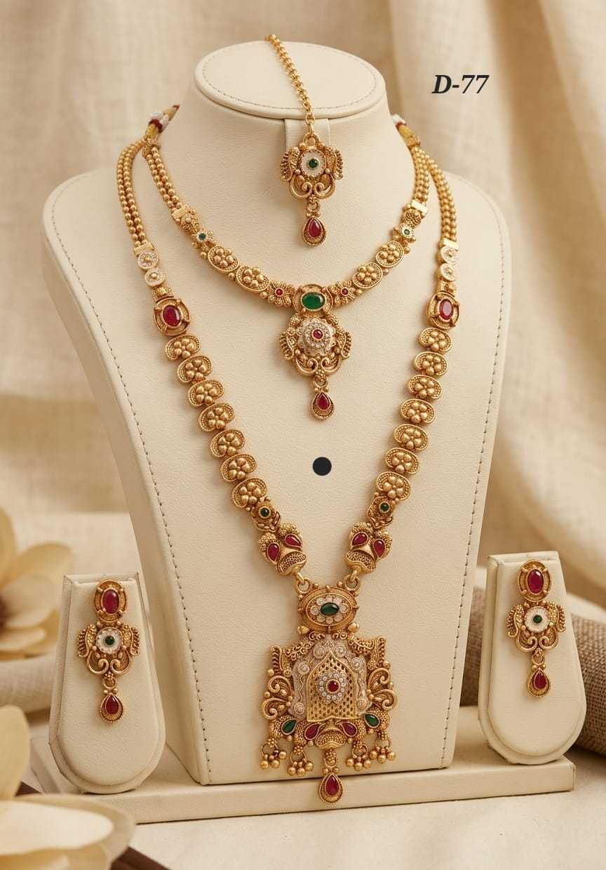 Ynf Alloy KESH193 224 Womens Jewellery Wholesale Choker Necklaces Necklaces Set Party Wear Jewelry Manufacturer - Jewellery Export