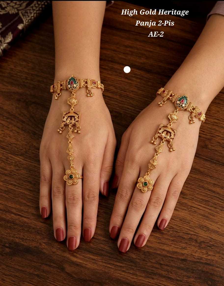 Ynf Alloy KESH193 227 Womens Jewellery Wholesale Gold Plated Jewelry Hand Harness (Haath phool) Party Wear Jewelry Manufacturer - Jewellery Export