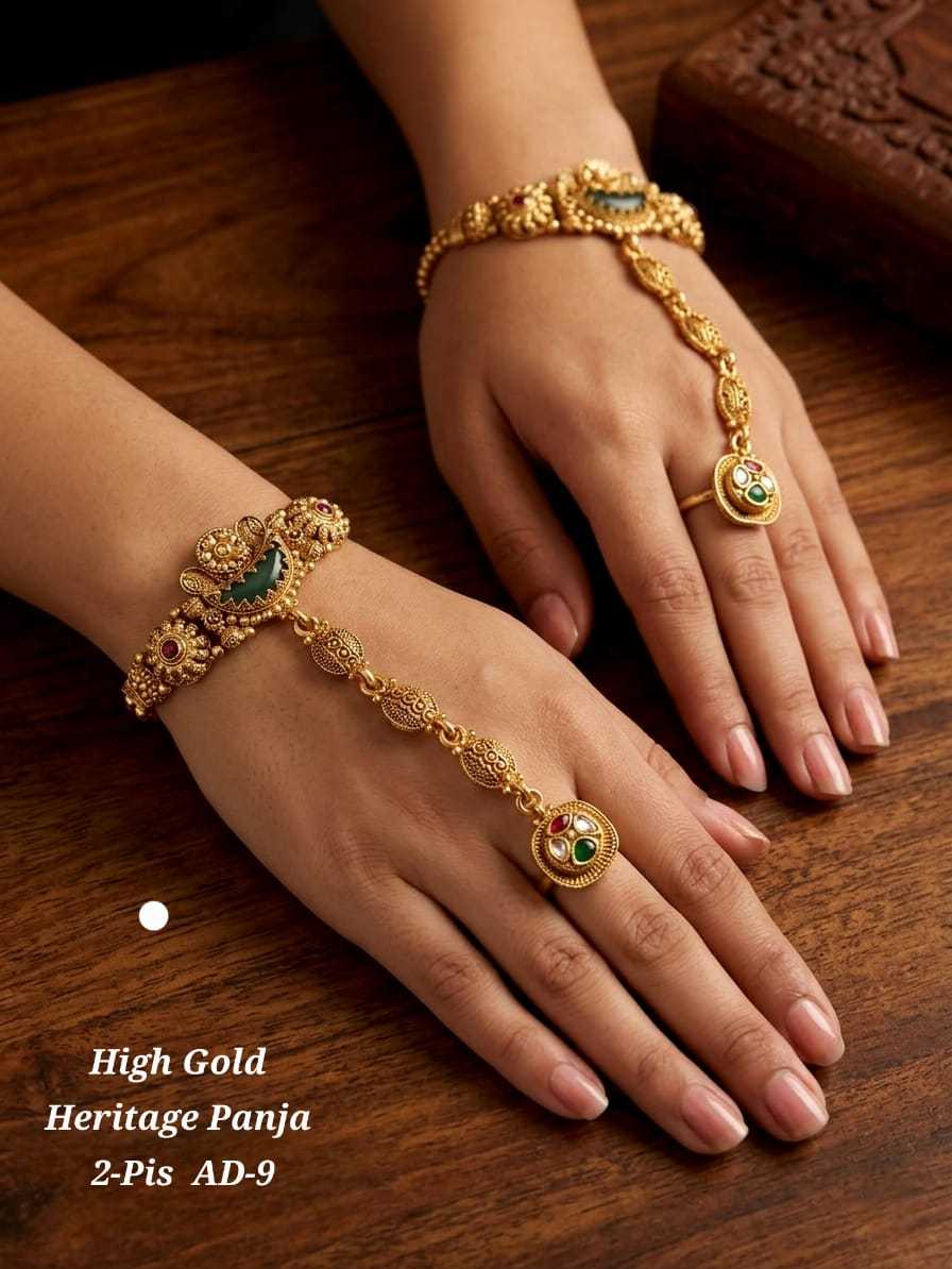 Ynf Alloy KESH193 228 Womens Jewellery Festive Collections Wholesale Gold Plated Jewelry Hand Harness (Haath phool) Party Wear Jewelry Manufacturer - Jewellery Export