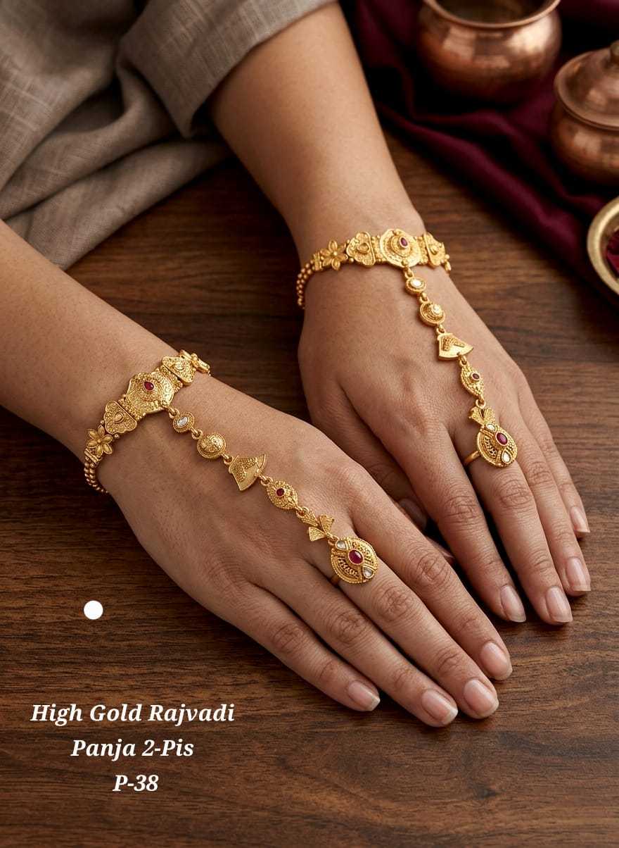 Ynf Alloy KESH193 229 Womens Jewellery Wholesale Gold Plated Jewelry Hand Harness (Haath phool) Party Wear Jewelry Manufacturer - Jewellery Export
