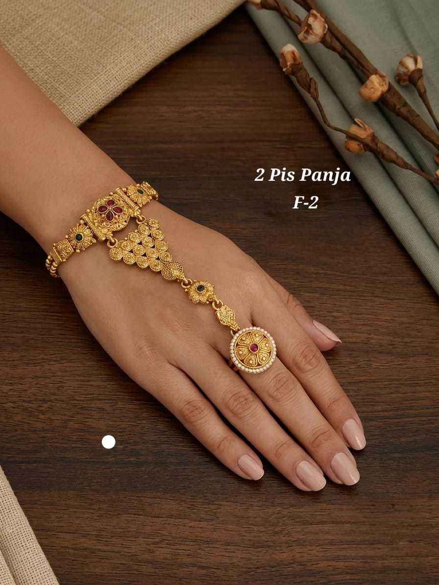 Ynf Alloy KESH193 242 Womens Jewellery Wholesale Hand Harness (Haath phool) Party Wear Jewelry Manufacturer - Jewellery Export