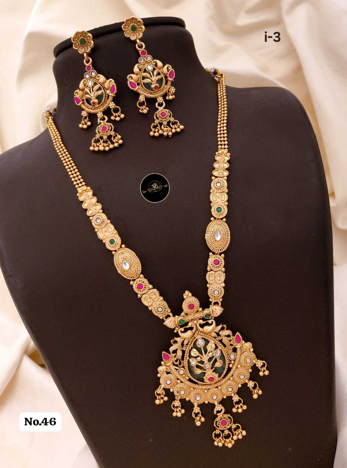 Ynf Brass KESH127 031 Womens Jewellery Wholesale Long Sets Fancy Mala Necklaces Manufacturer - Jewellery Export