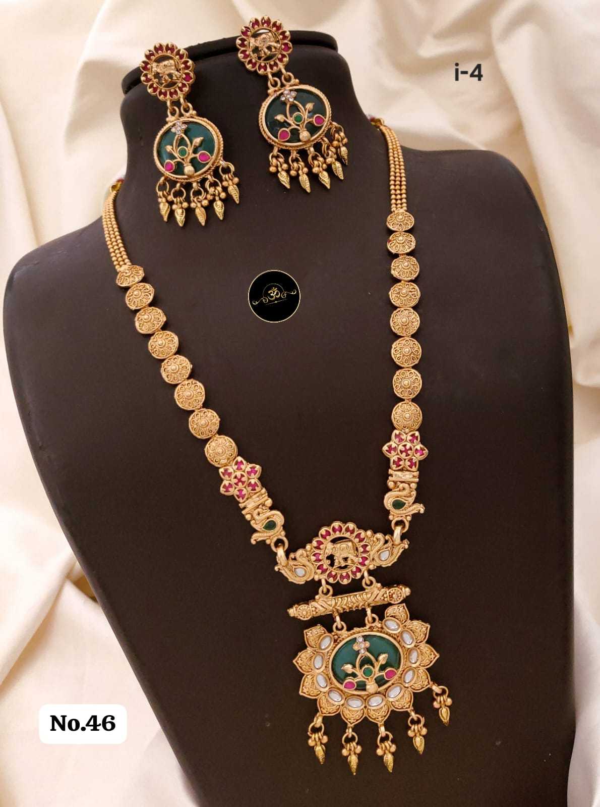 Ynf Brass KESH127 031 Womens Jewellery Wholesale Long Sets Fancy Mala Necklaces Manufacturer - Jewellery Export