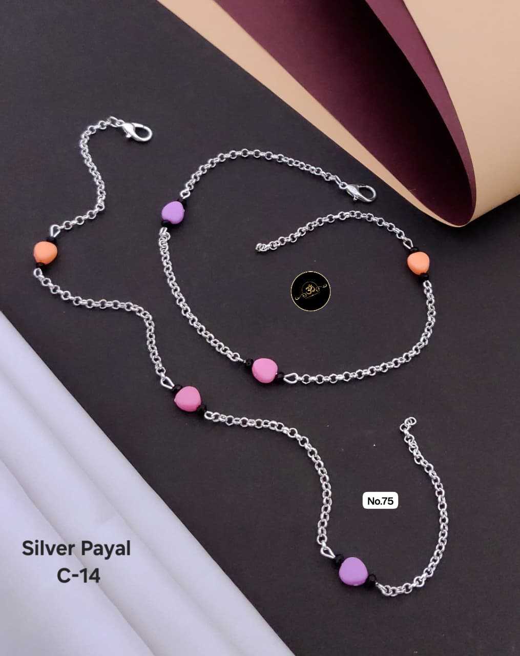Ynf Brass KESH127 035 Womens Jewellery Wholesale Silver Payal Manufacturer - Jewellery Export