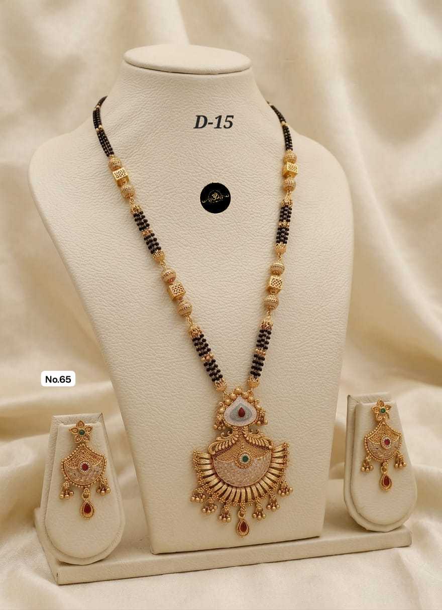 Ynf Brass KESH127 048 Womens Jewellery Wholesale Mangalsutras Manufacturer - Jewellery Export