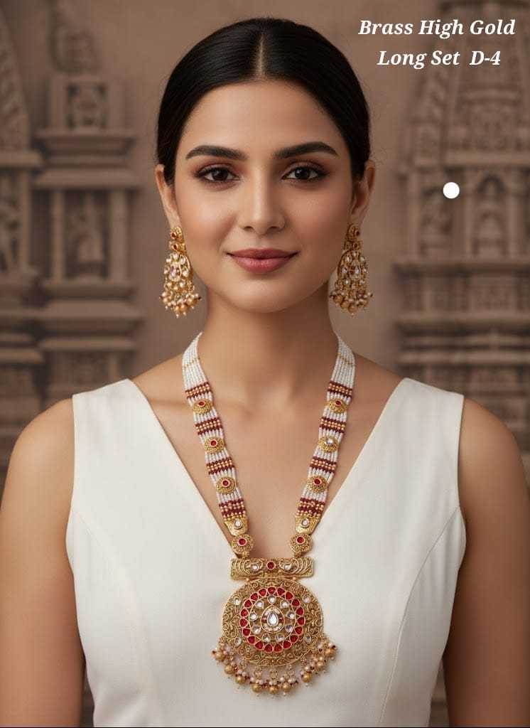 Ynf Brass KESH193 243 Womens Jewellery Wholesale Necklaces Set Rajwadi Necklaces Set Party Wear Jewelry Manufacturer - Jewellery Export