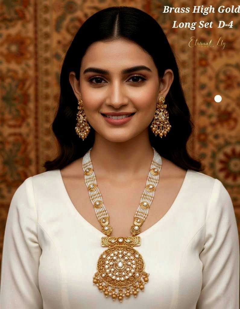 Ynf Brass KESH193 243 Womens Jewellery Wholesale Necklaces Set Rajwadi Necklaces Set Party Wear Jewelry Manufacturer - Jewellery Export