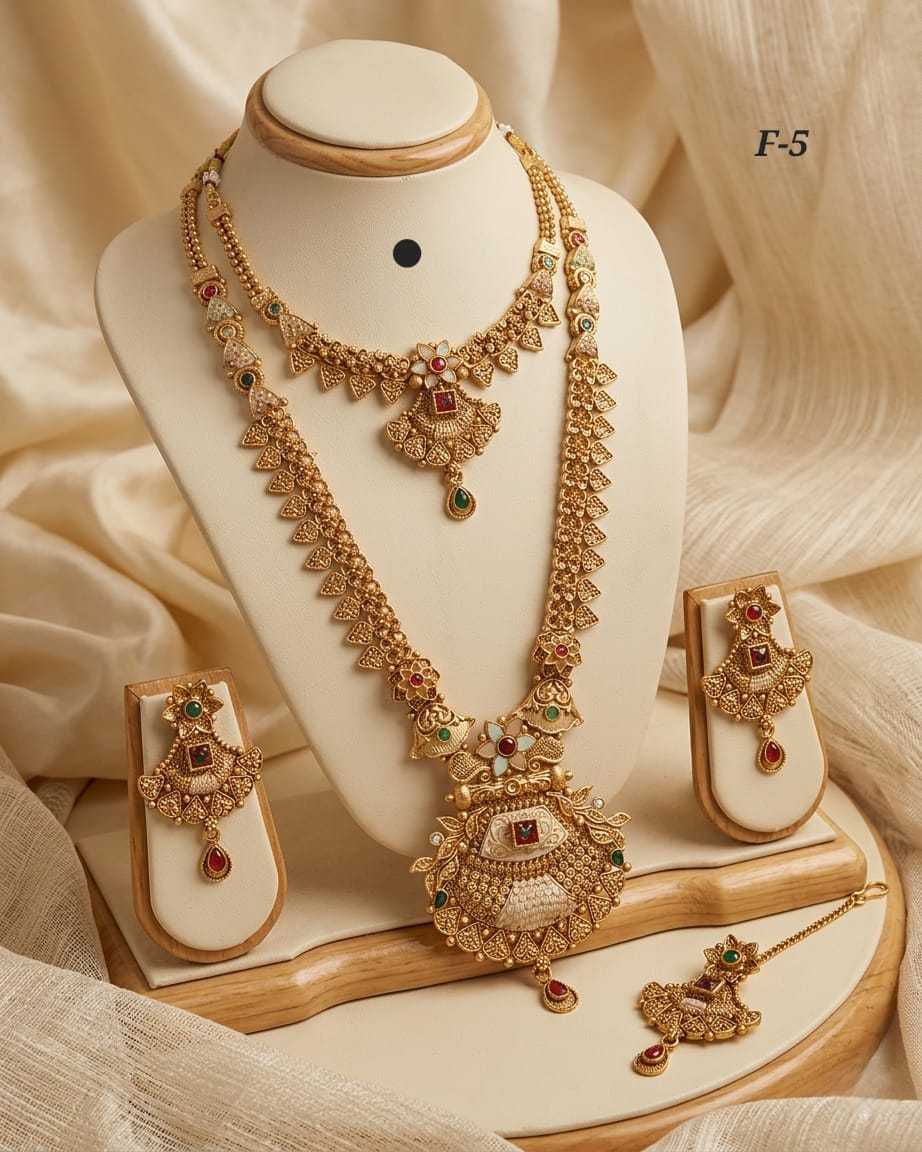 Ynf Brass KESH193 248 Womens Jewellery Wholesale Necklaces Set Bridal Jewelry Sets Party Wear Jewelry Manufacturer - Jewellery Export